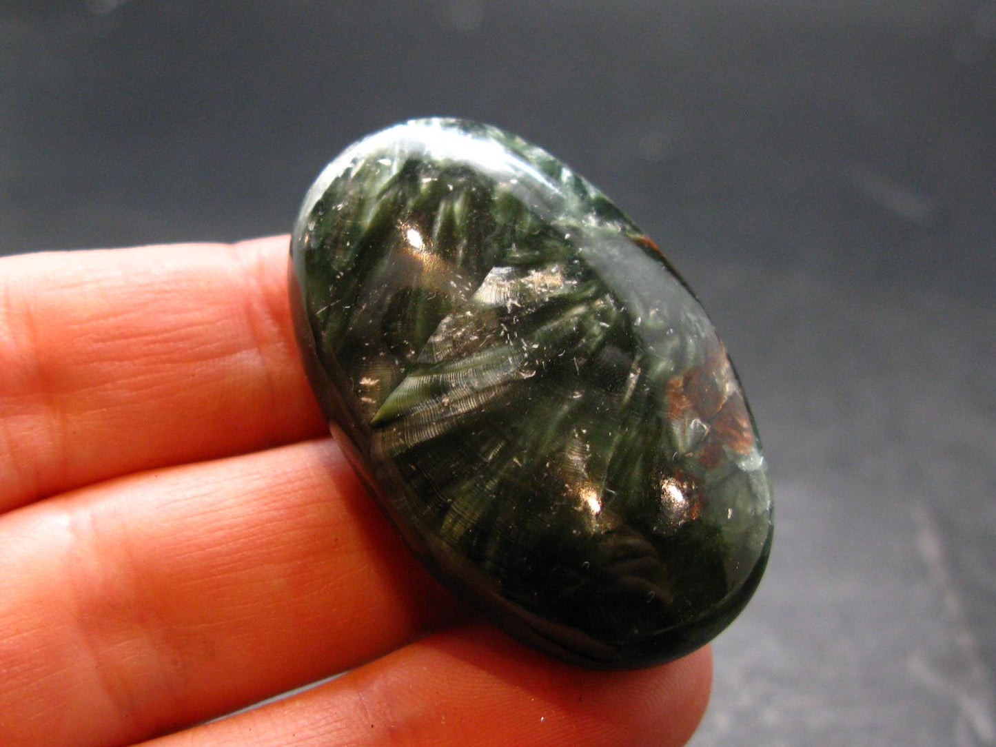 Large Polished Seraphinite Clinochlore Angels Wings Piece From Russia - 1.6" - 19.69 Grams
