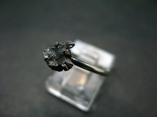 Meteorite Campo Del Cielo Argentina Sterling Silver Ring - 1.71 Grams - Size 7