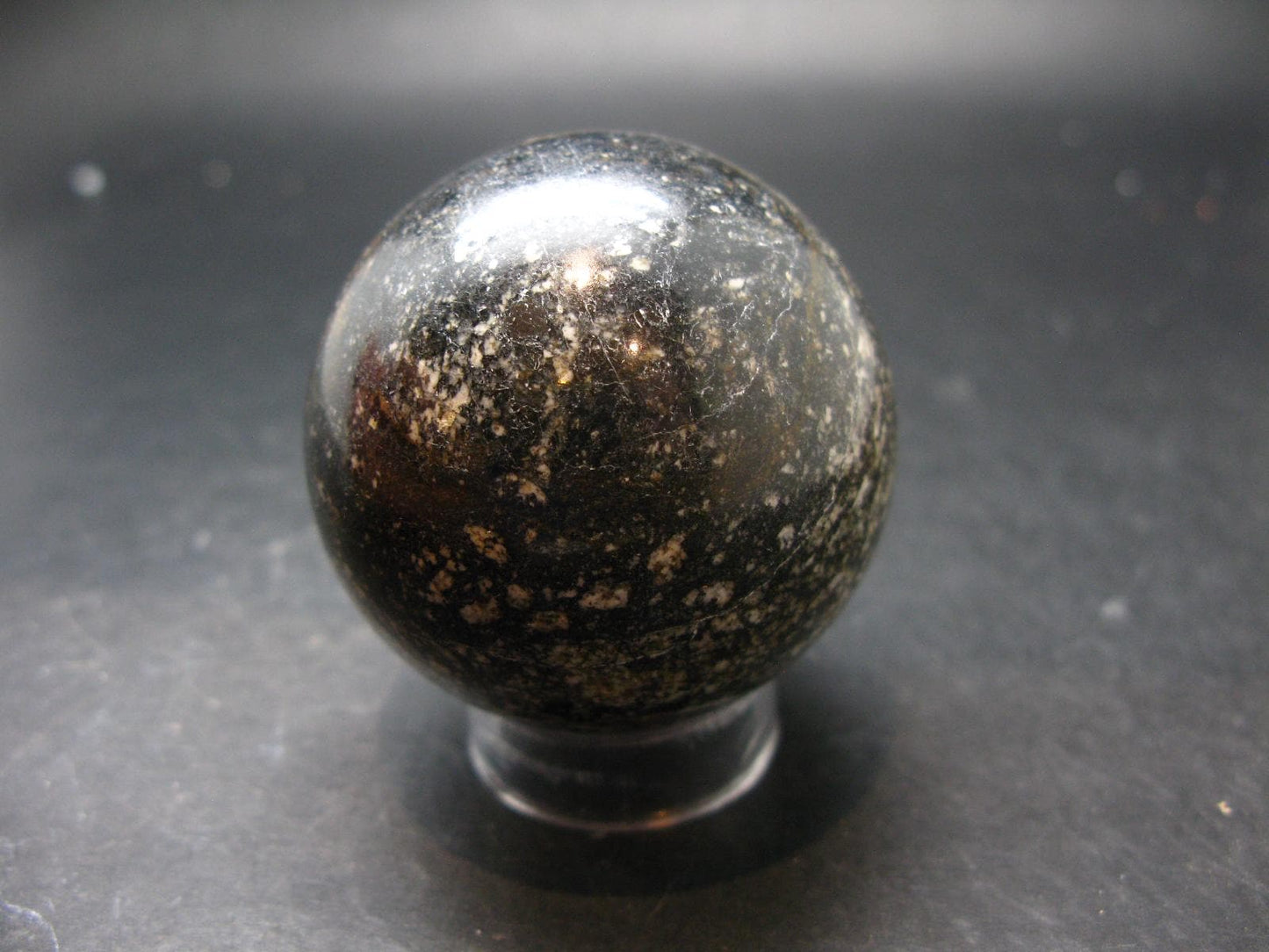 Rare Impactite Ball Sphere From Norway - 2.1"