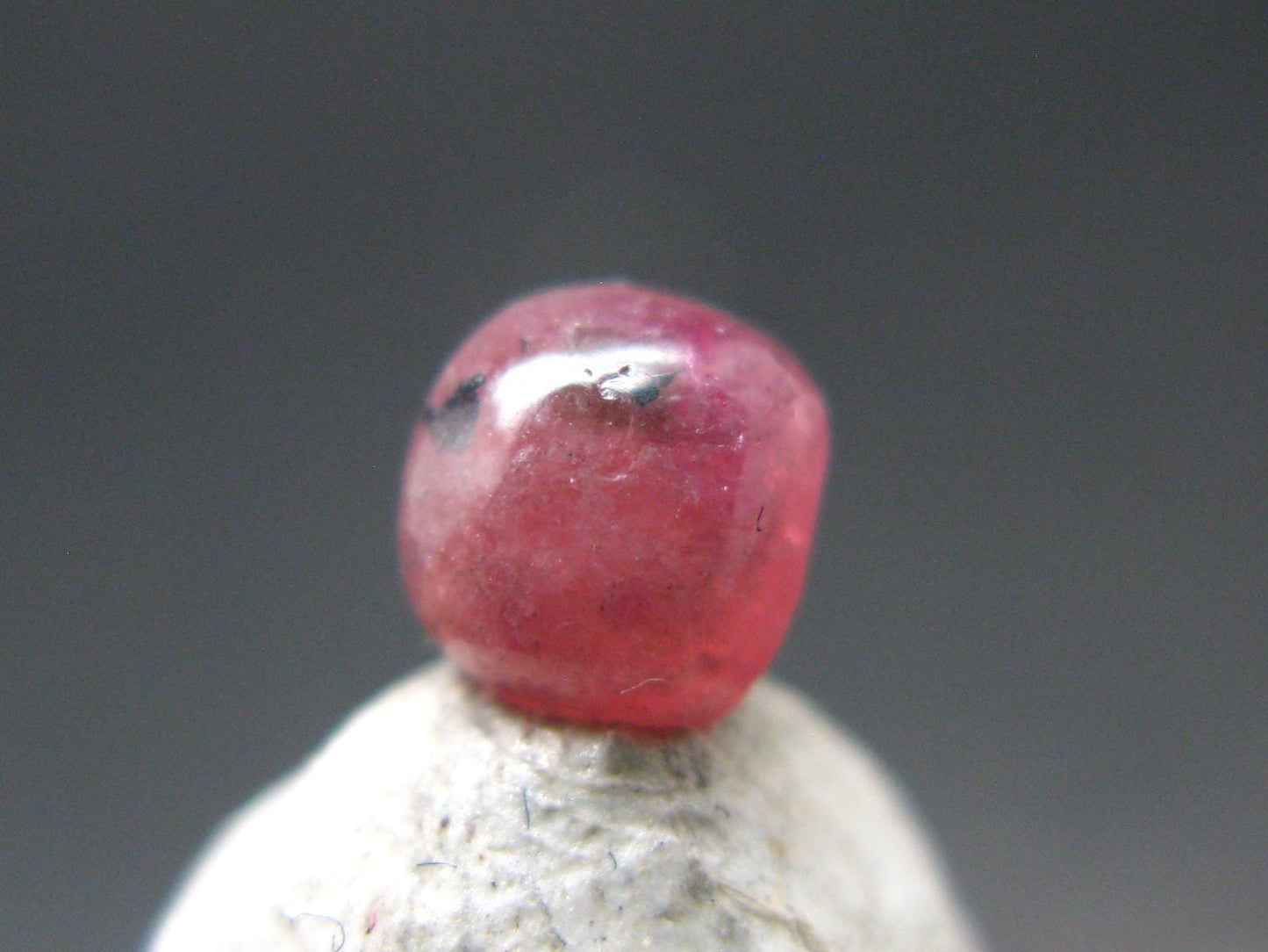 Rare Gem Bixbite Red Beryl Emerald Cabochon From Utah USA - 0.50 Carats - 5.1x4.6 mm