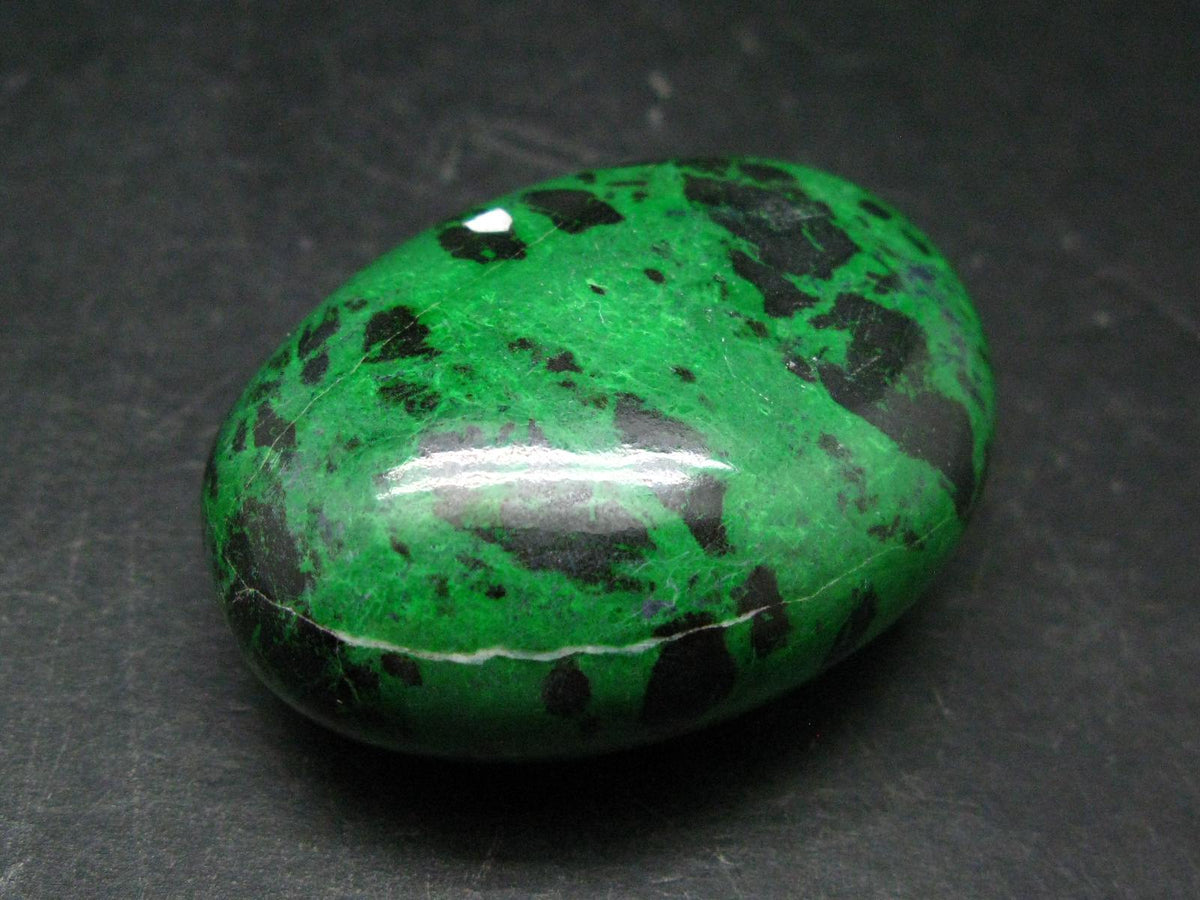 Large Uvarovite Garnet Polished Stone From Russia - 73.59 Grams
