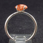 Raw Sunstone 925 Silver Ring From Tanzania - 1.79 Grams - Size 8.25