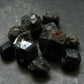 lot of 10 Black Melanite Andradite Garnet Crystals From Mali - 45.17 Grams