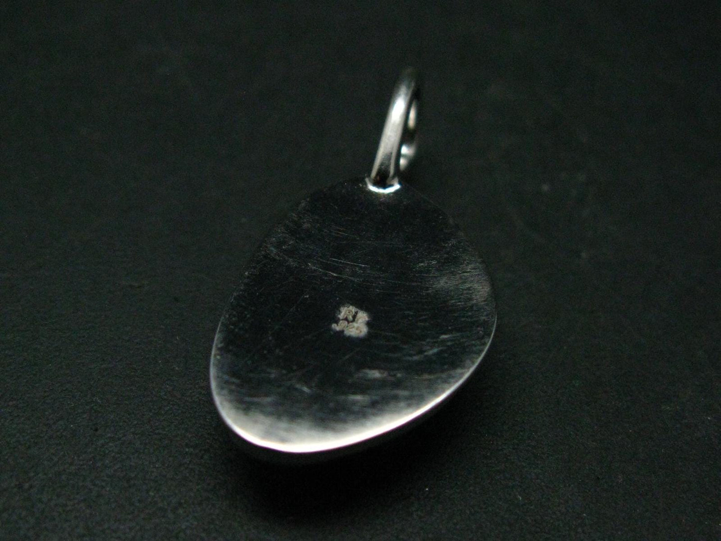 Rare Rhodochrosite Sterling Silver Pendant From Alma Colorado - 1.3" - 5.82 Grams