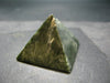 Large Polished Seraphinite Clinochlore Angels Wings Pyramid From Russia - 1.5"