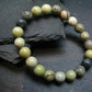 Infinity Infinite Stone Genuine Bracelet ~ 7 Inches ~ 8mm Round Beads