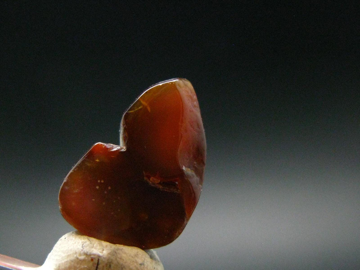 Fire Agate Crystal From Mexico - 0.6" - 1.33 Grams