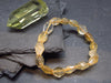 Citrine Genuine Bracelet ~ 7 Inches ~ 12mm Facetted Beads