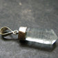 Stunning Genuine Aquamarine Gem Sterling Silver Pendant From Pakistan - 1.3" - 2.48 Grams