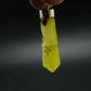 Rare Yellow Brucite Crystal Silver Pendant From Pakistan - 1.9" - 4.59 Grams