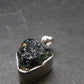 Blue Lazulite Silver Pendant From Pakistan - 0.7" - 2.74 Grams