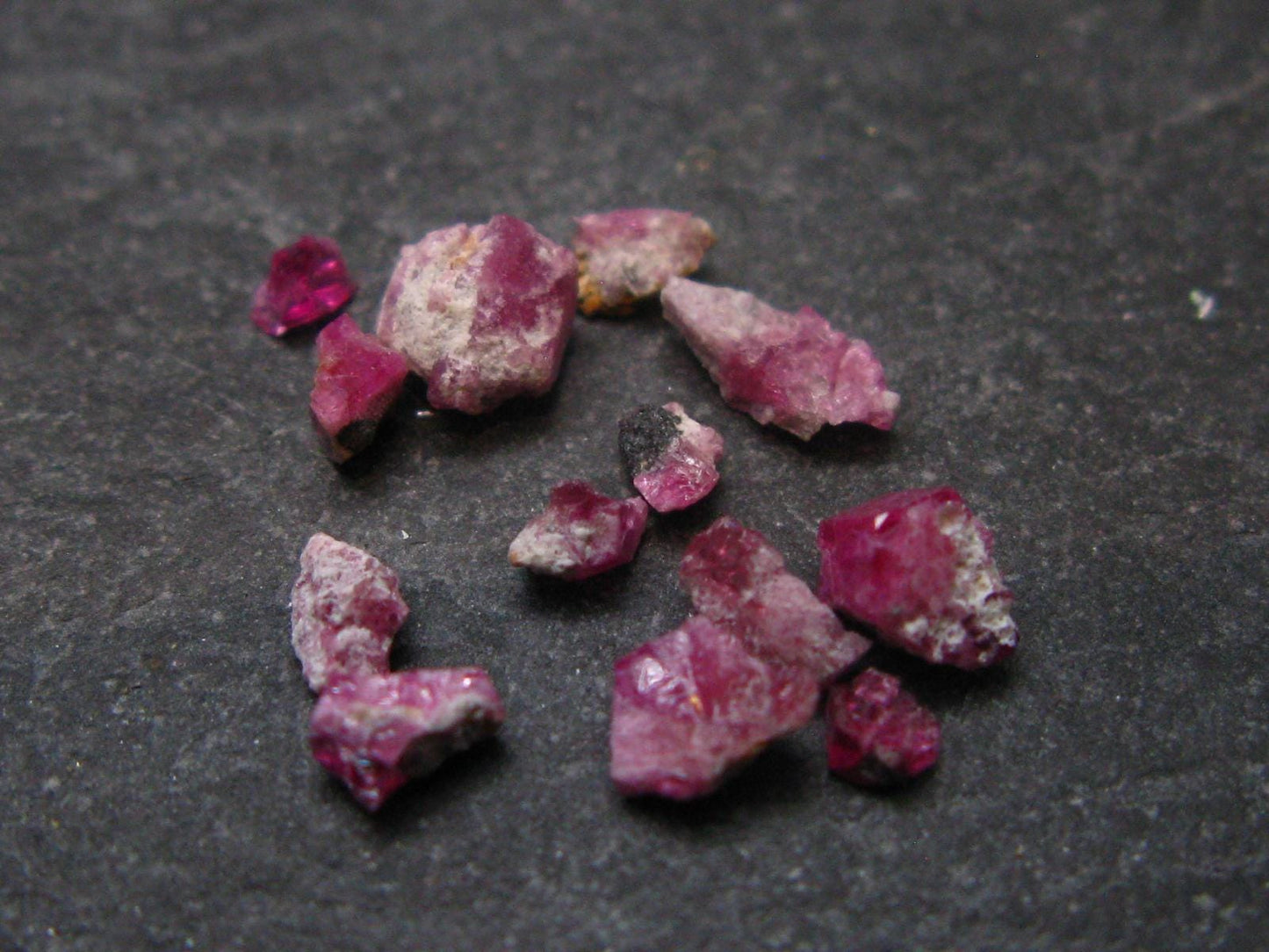Nice Lot of Bixbite Red Emerald Beryl Crystals From Utah USA - 2.00 Carats