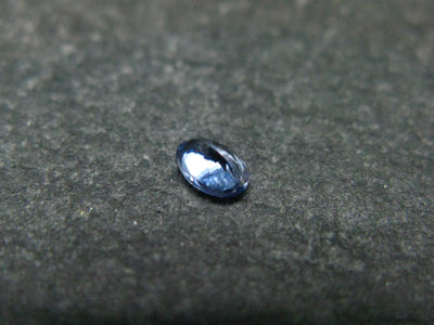 Gem Benitoite Cut Stone From California - 0.09 Carats - 3.2x2.2mm
