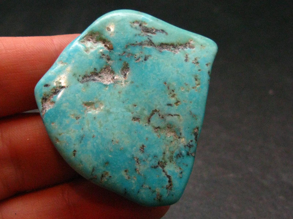 Genuine Tumbled Turquoise from Arizona, USA - 1.6" - 13.24 Grams