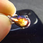 Rare Black Opal Sterling Silver Pendant from Australia - 0.7" - 0.99 Grams