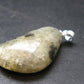 Phenakite Phenacite Tumbled Silver Pendant From Russia - 1.3" - 7.77 Grams