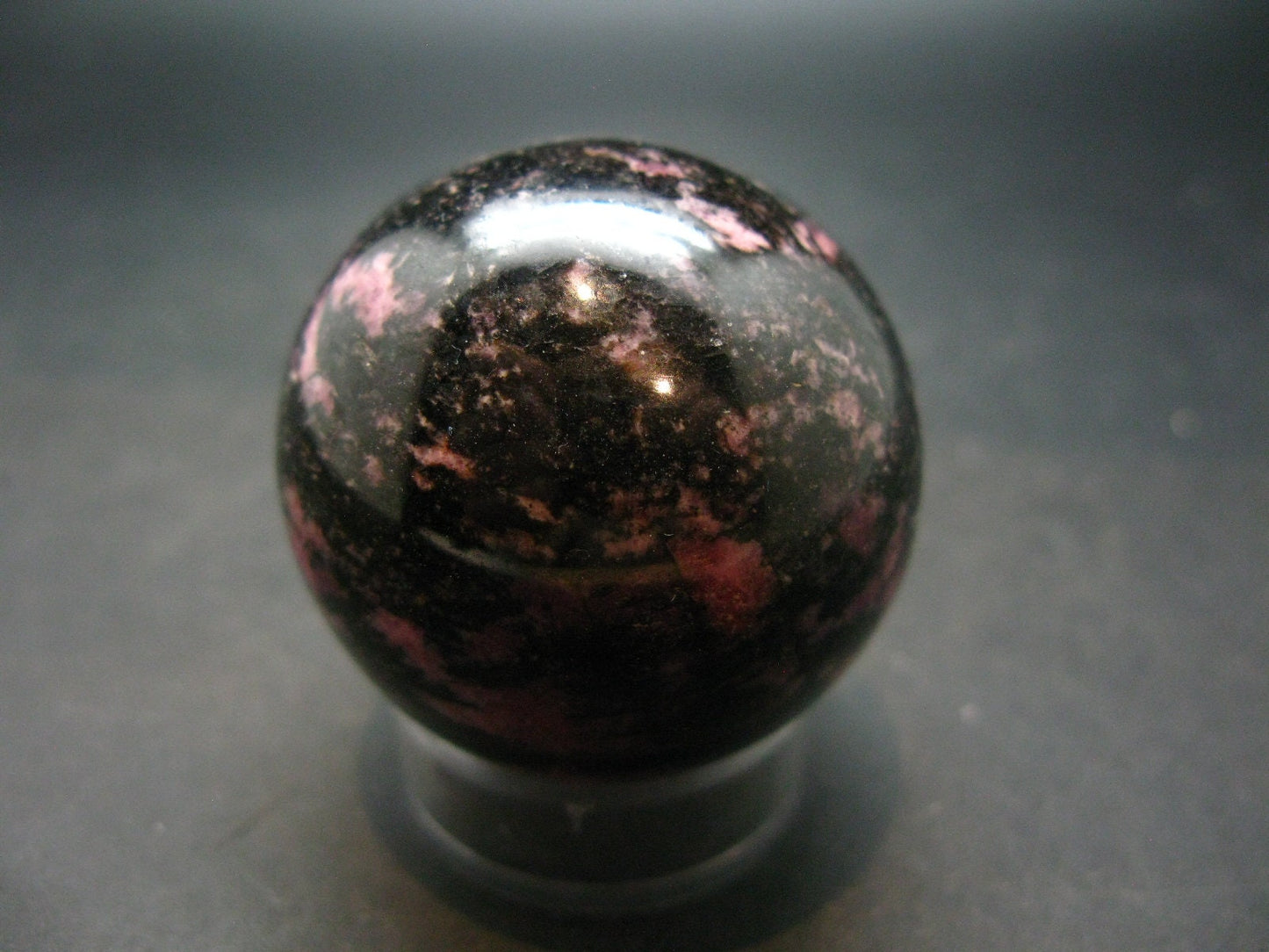 Pink Rhodonite Rodonite Sphere Ball From Canada - 1.7" - 152.09 Grams