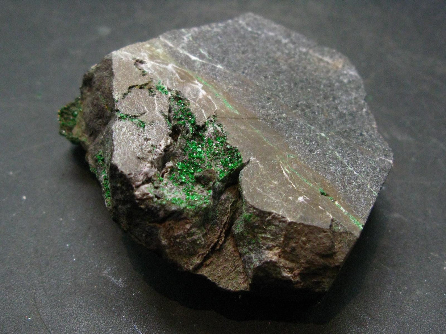 Large Uvarovite (Green Chromium Garnet) Cluster From Russia - 2.6" - 136.47 Grams