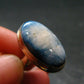 Blue Ice Glacierite Silver Ring from Indonesia - Size 7- 7.47 Grams