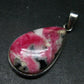 Rare Pink Tugtupite Sterling Silver Pendant From Greenland - 1.6" - 6.00 Grams