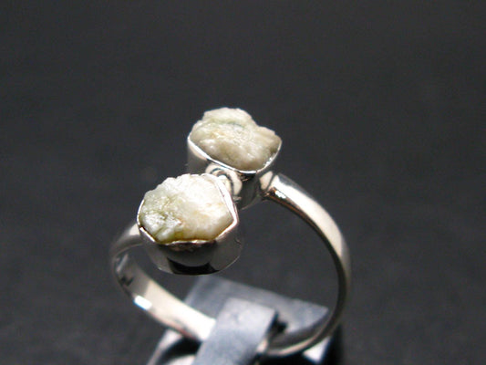 Phenakite Phenacite Crystal Silver Ring From Brazil - Size 7 - 2.19 Grams