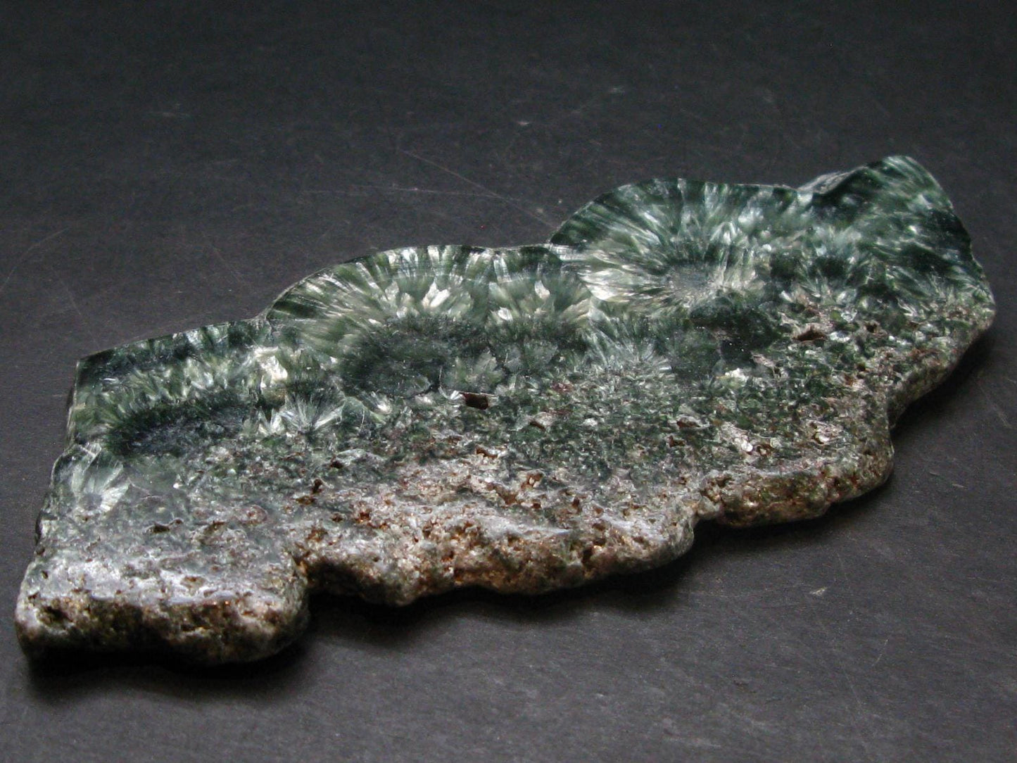 Nice Polished Seraphinite Clinochlore Stalactite Slab From Russia - 4.5" - 101.11 Grams