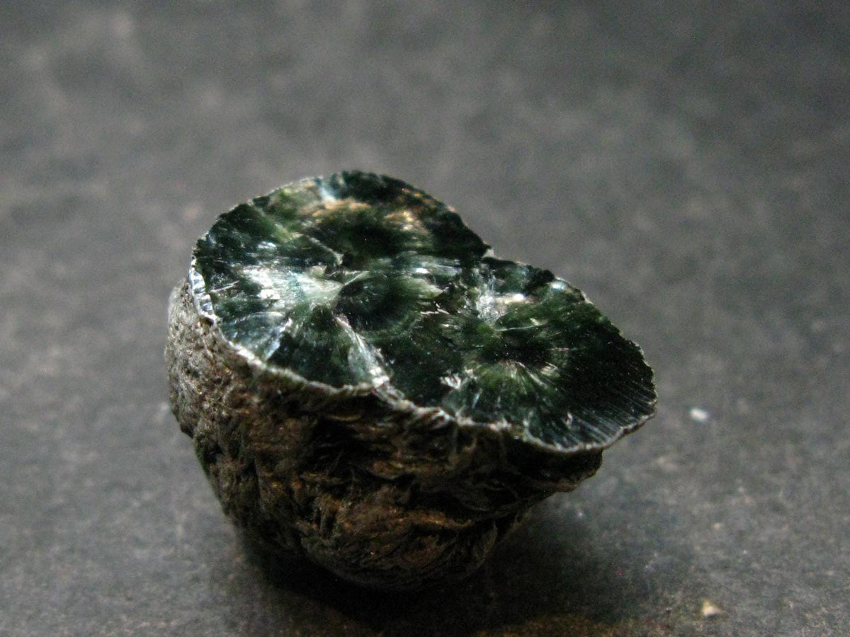 Nice Polished Seraphinite Clinochlore Stalactite From Russia - 0.9" - 6.52 Grams