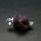 Pink Spinel Crystal Silver Pendant From Tanzania - 0.8" - 3.17 Grams