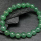 Green Aventurine Genuine Bracelet ~ 7 Inches ~ 8mm Round Beads