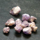 Lot of 10 Gem Purple Apatite Crystals From Pakistan