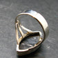 Real!! Very Rare Nuumite Nuummite Sterling Silver Ring from Greenland - 5.55 Grams - Size 7
