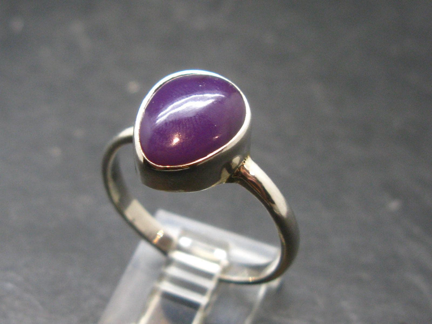 Sugilite Silver Ring From South Africa - 4.20 Grams - Size 10.5