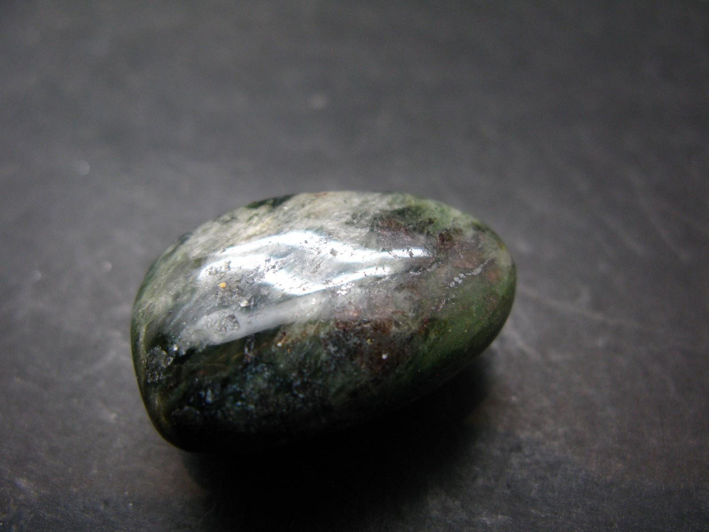 Rare Eclogite Tumbled Stone From Norway - 1.2" - 21.15 Grams