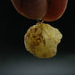 Large Natural Agni Gold Danburite Sterling Silver Pendant from Tanzania - 1.1" - 5.12 Grams