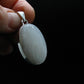 Scolecite Silver Plated Pendant From India - 1.6" - 7.99 Grams