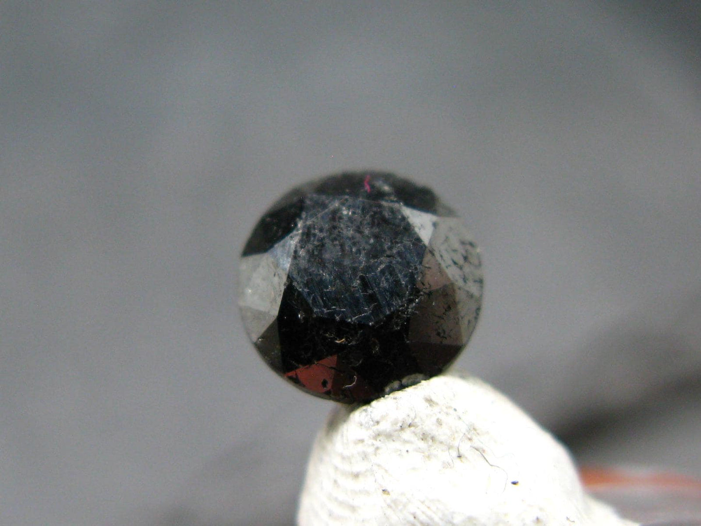 Rare Genuine Black Diamond Cut Stone From Congo - 1.52 Carats