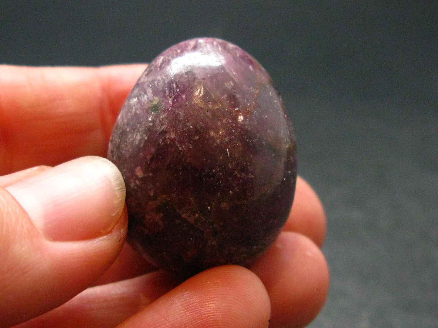 Ruby Egg From India - 1.1" - 35.78 Grams