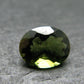 Moldavite Tektite Gem Cut Facetted Stone from Czech Republic - 2.02 Carats - 10x8mm