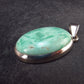 Rare Variscite Sterling Silver Pendant from Utah - 1.3" - 6.52 Grams