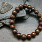 Meteorite Chondrite Genuine Bracelet ~ 7 Inches ~ 10mm Round Beads