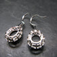 Ammolite Amolite Sterling Silver Earrings From Canada - 1.2"