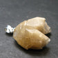 Rare Herderite Crystal Silver Pendant from Brazil - 1.1" - 5.2 Grams