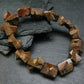 Rare Staurolite Genuine Bracelet ~ 7 Inches ~ 15mm Crystal Beads