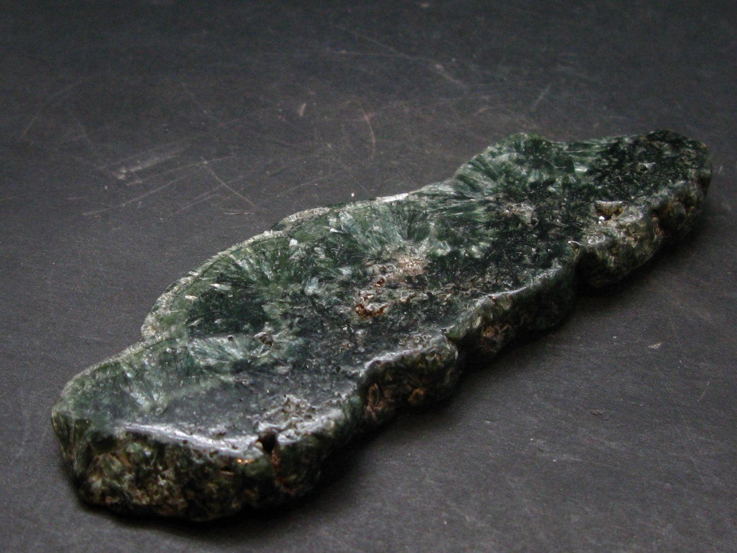 Nice Polished Seraphinite Clinochlore Stalactite Slab From Russia - 4.2" - 61.77 Grams