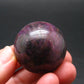 Genuine Ruby Corundum Sphere from India - 1.2" - 70.0 Grams