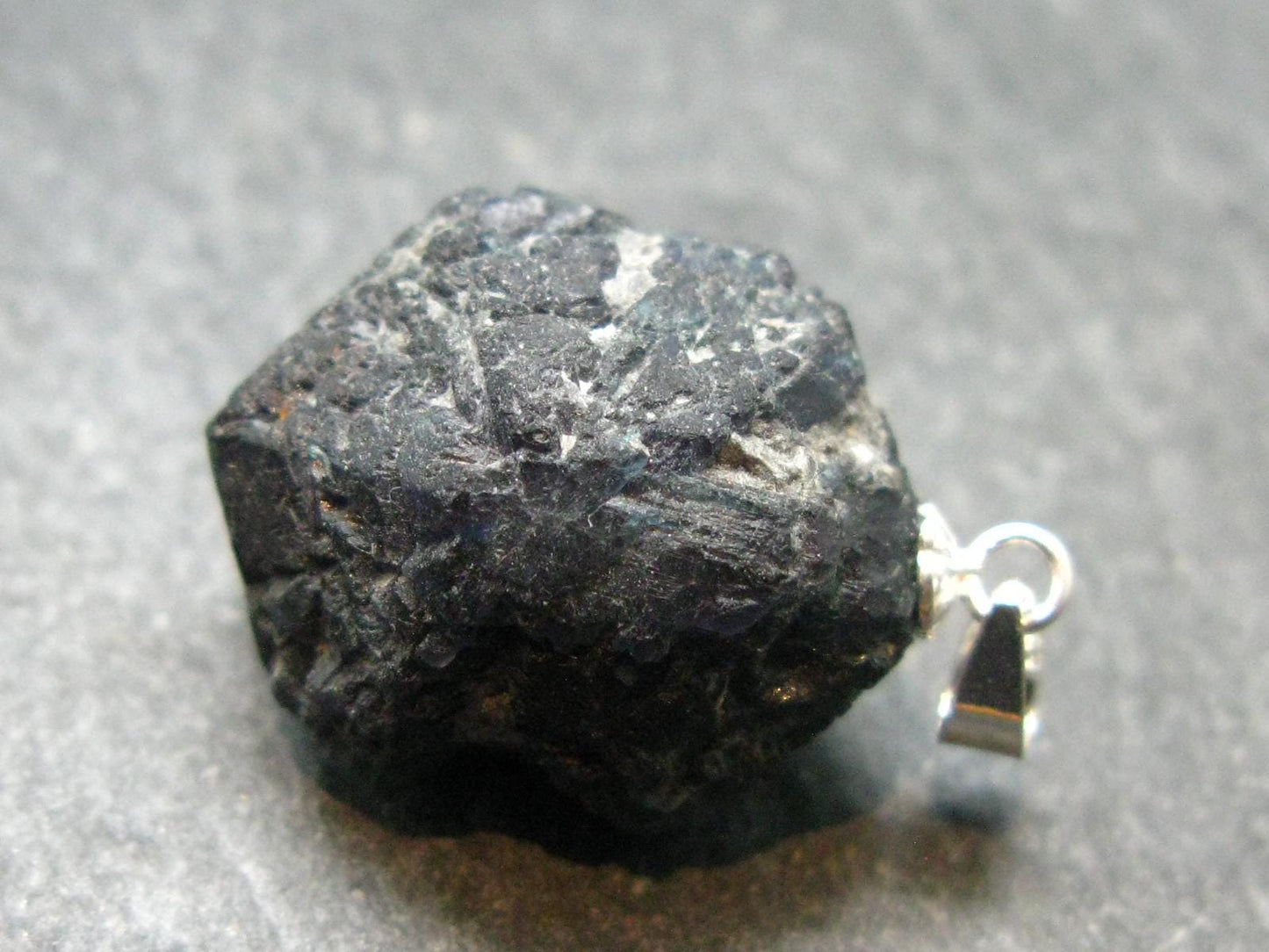 Natural Alexandrite Chrysoberyl Crystal Silver Pendant From Zimbabwe - 7.42 Grams