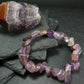 Auralite 23 Genuine Bracelet ~ 6.5 Inches ~ 12mm Tumbled Beads