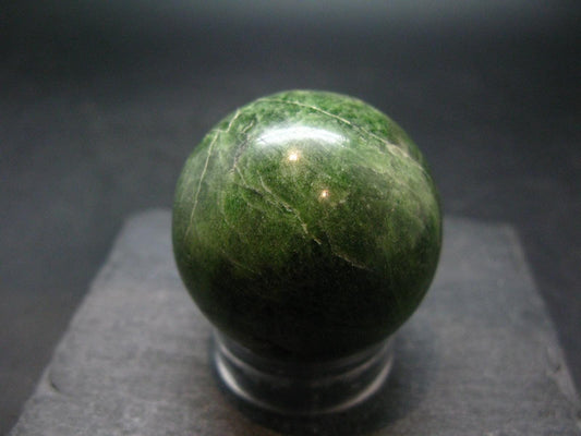 Gem Chrome Diopside Ball Sphere From Russia - 1.6"- 117.76 Grams