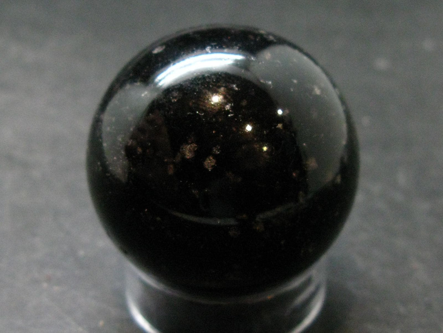 Incredible Cintamani Stone Pearl of Fire Sphere Ball from Indonesia - 1.2" - 76.0 Grams