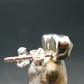 Phenakite Phenacite Stud Earrings Sterling Silver From Russia - 1.29 Grams